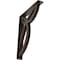 Ekena Millwork Versailles Wrought Iron Bracket, (Triple center brace), Antiqued Bronze 2"W x 12"D x 15"H BKTM02X12X15TVEABZ - alternate 1